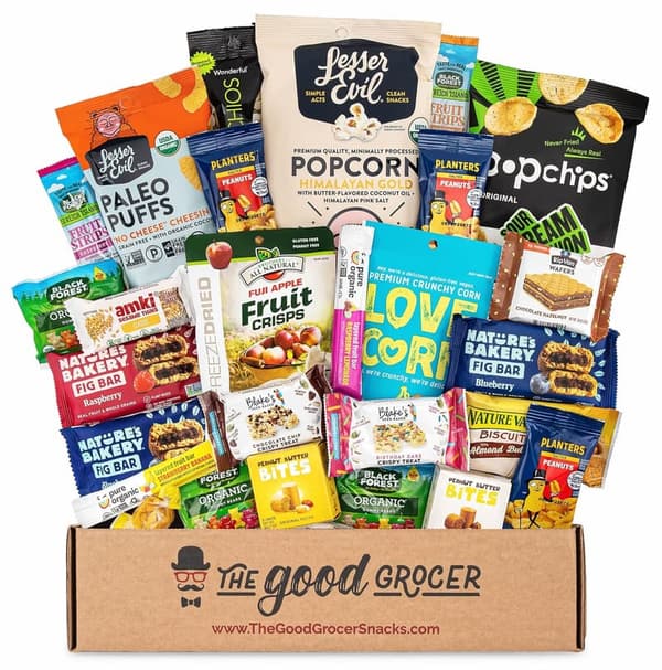 Healthy Snacks Care Package Gift Box - 30 Ct Variety Pack