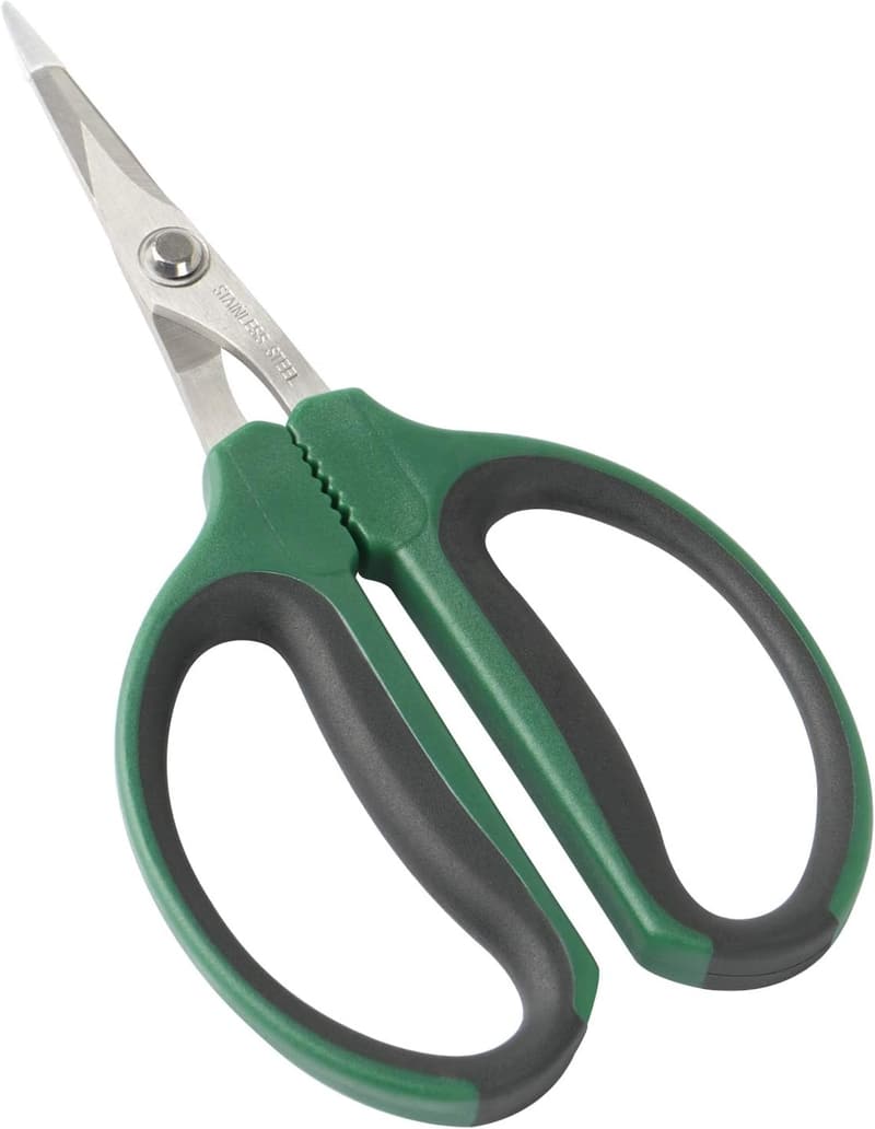 6-Inch Stainless Steel Garden Pruning Shears with Softgrip