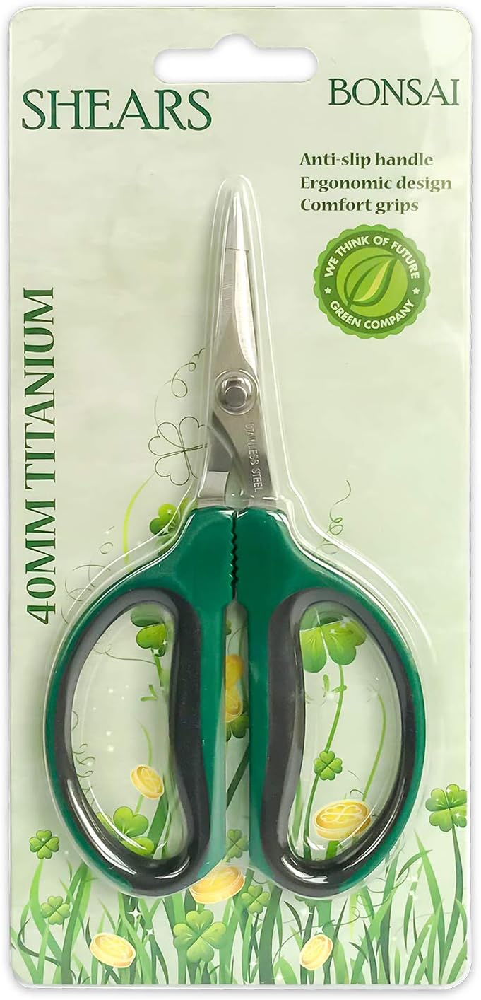 6-Inch Stainless Steel Garden Pruning Shears with Softgrip