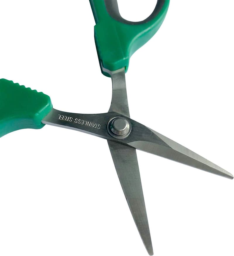 6-Inch Stainless Steel Garden Pruning Shears with Softgrip