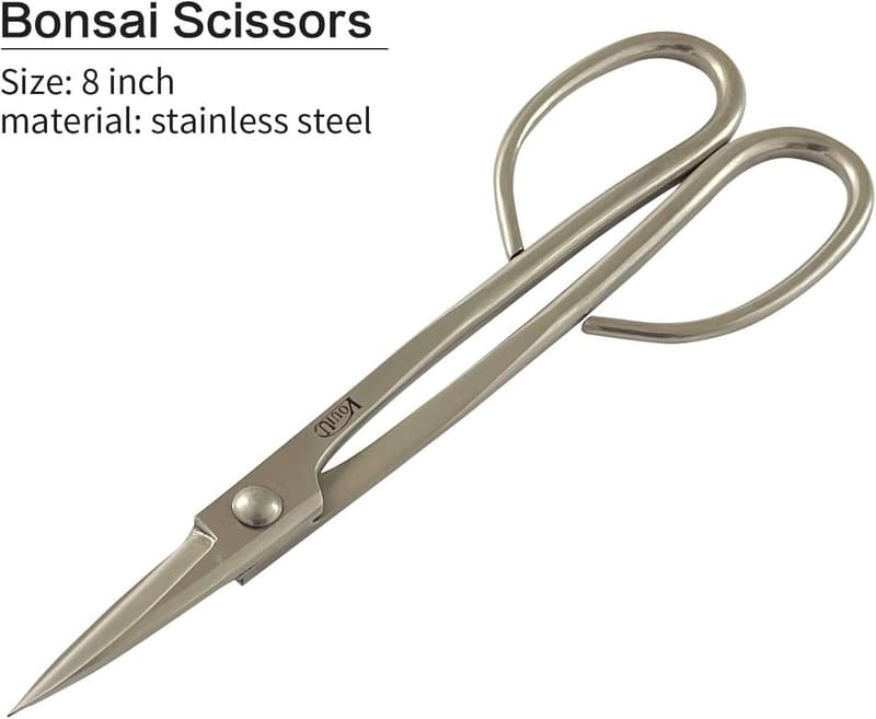Bonsai Tool Set with Concave Cutter, Knob Cutter, Scissors