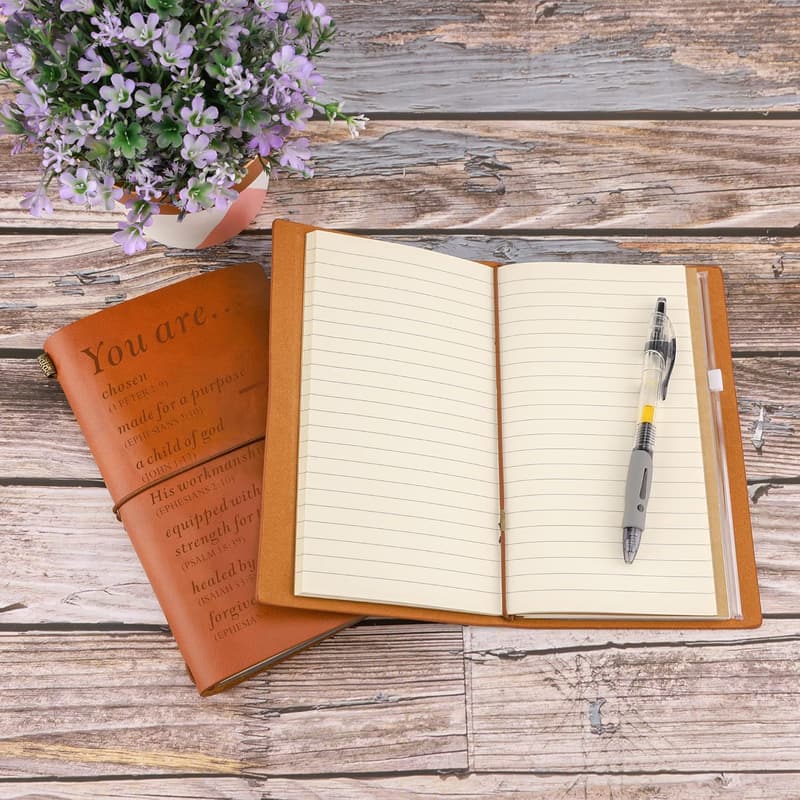 Christian Leather Journal – Inspirational Gift for Men & Women