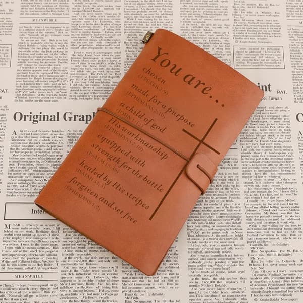 Christian Leather Journal – Inspirational Gift for Men & Women