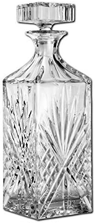 Dublin Whiskey Decanter - 750ml Glass Alcohol Dispenser