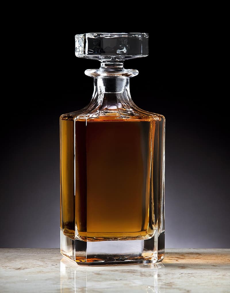 Whiskey Decanter - 750ml for Scotch, Bourbon, or Vodka