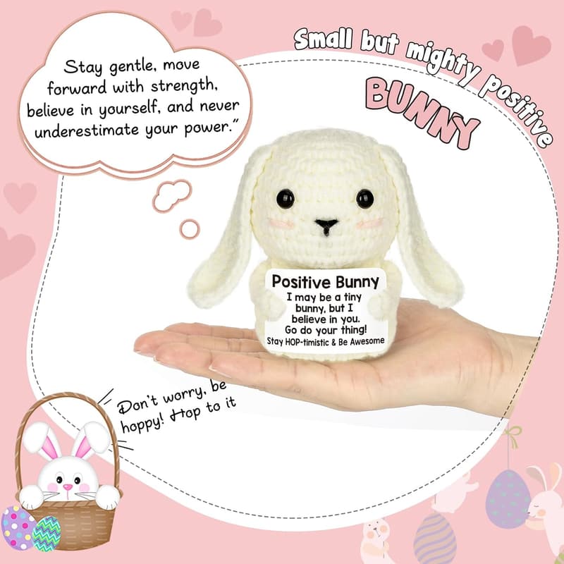 Cute Crochet Bunny - Inspirational Easter Basket Stuffers