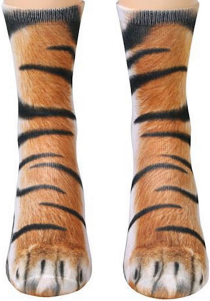 Funny Animal Paw Socks - Christmas Stocking Stuffers for Adults