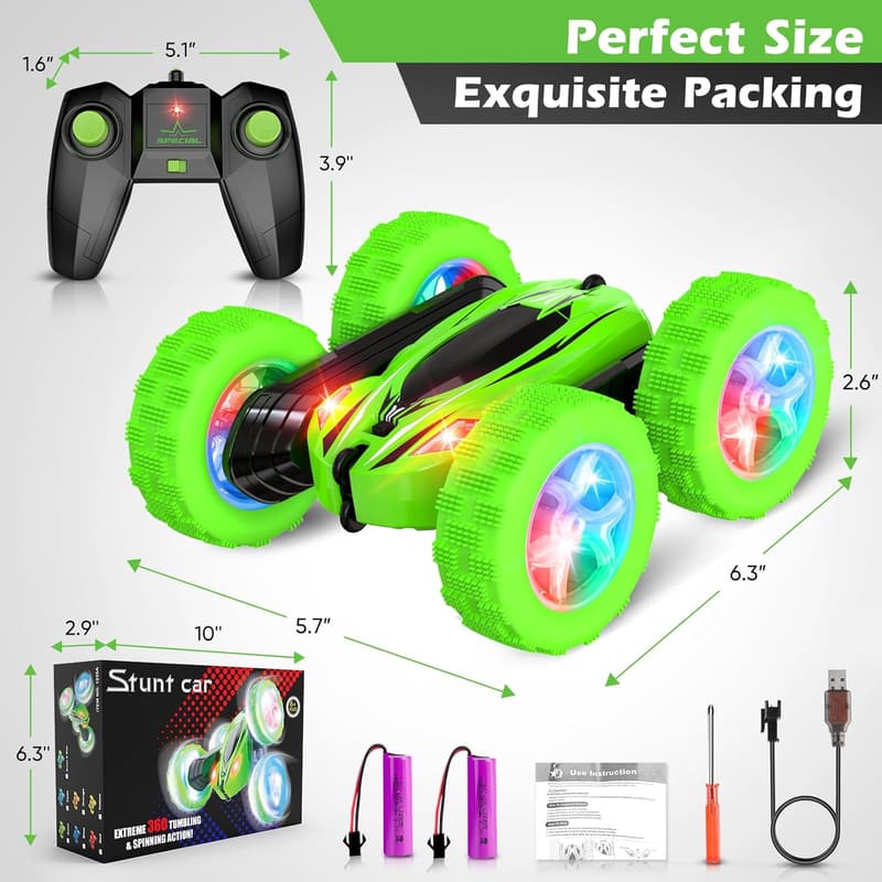 Remote Control Car - Fast 360° Rotating Toy for Boys 5-12
