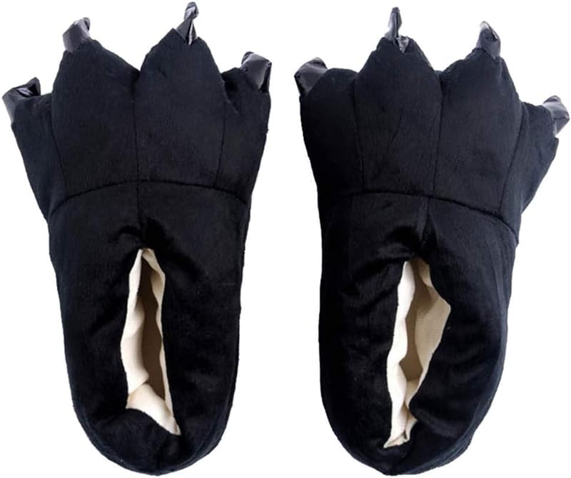 Animal Paw Costume Plush Home Slippers for Adults