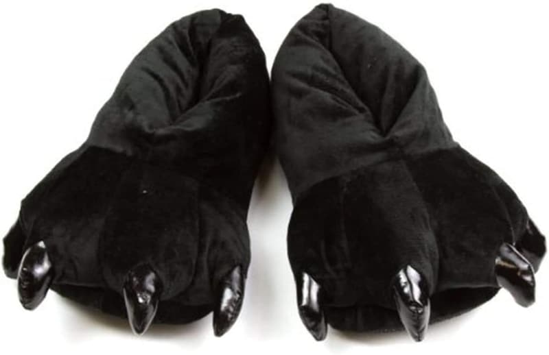Animal Paw Costume Plush Home Slippers for Adults