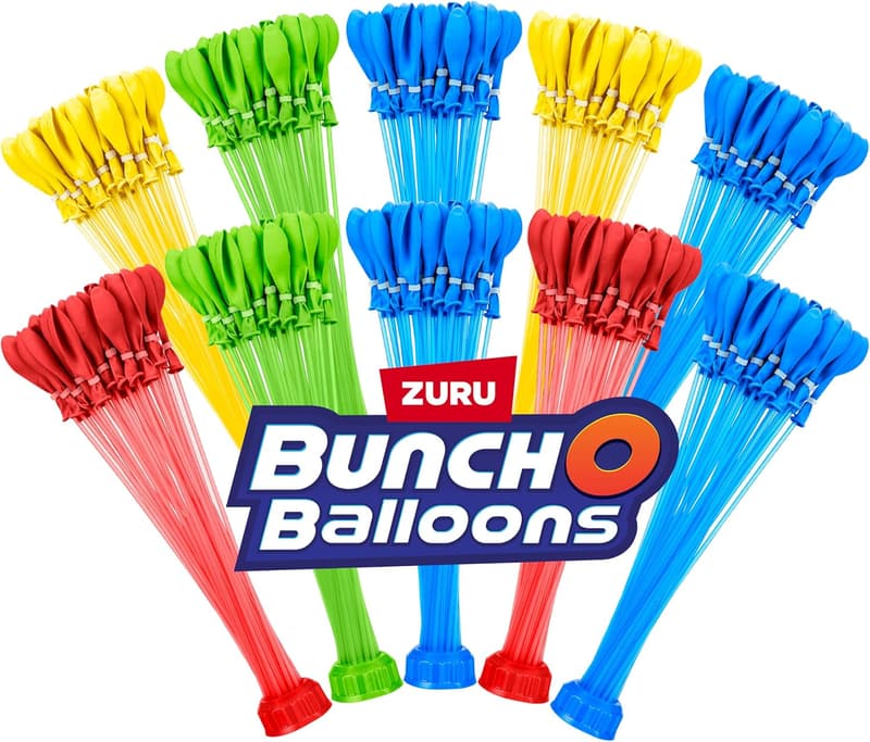 Multi-Colored Rapid-Filling Self-Sealing Water Balloons - 10 Pack