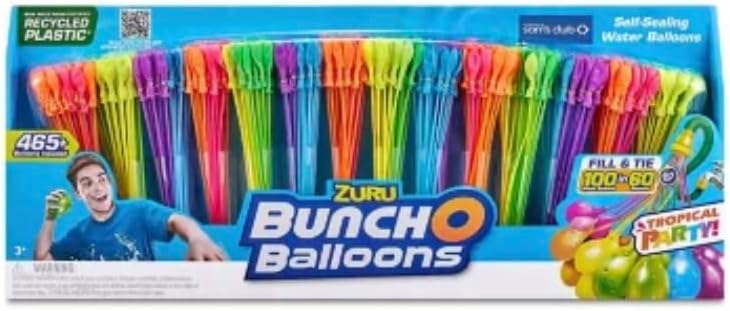 Rapid-Fill Recyclable Water Balloons - 14 Self-Tying Stems