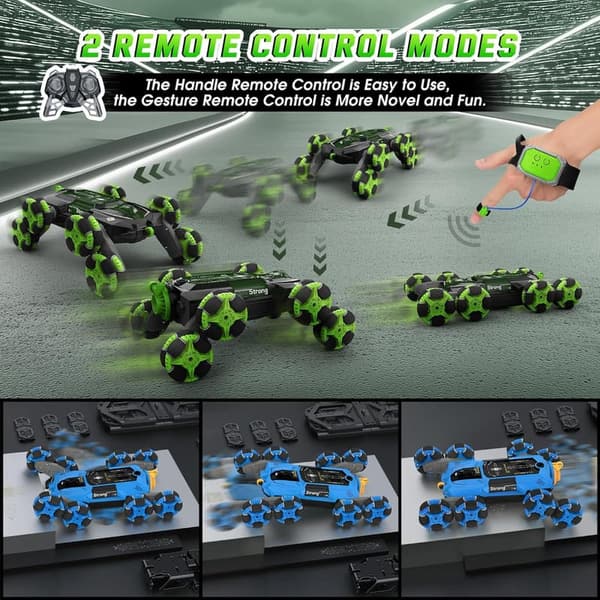 Cossy Gesture-Sensing RC Drift Car with Lights & Music for Ages 8-13