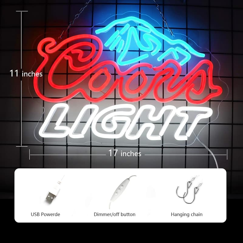 Neon Wall Sign for Bedroom & Bar - LED Decorative Light
