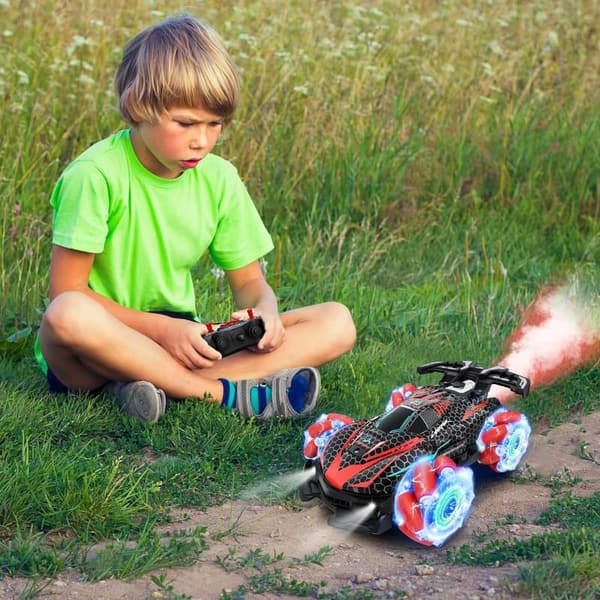 Remote Control Stunt Car with Gesture Sensing – Birthday Gift for Kids