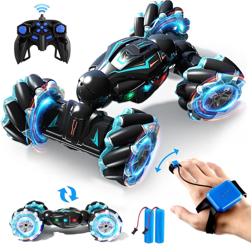 Remote Control Stunt Car with Gesture Sensor for Kids' Birthday