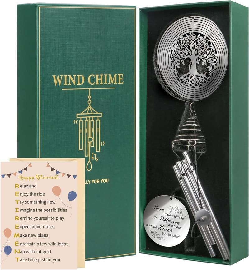 2025 Retirement Wind Chimes for Men and Women