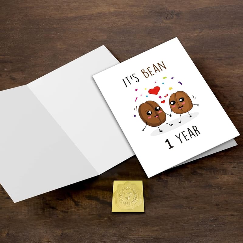 Funny 1st Anniversary Card for Boyfriend or Girlfriend