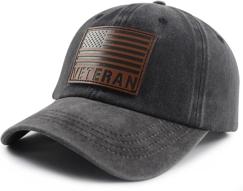Patriotic American Flag Veteran Baseball Cap for Men and Women