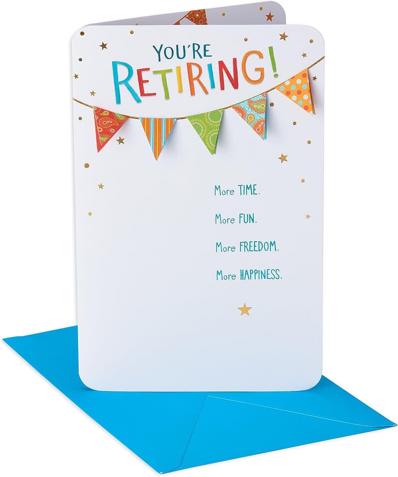 Funny Retirement Card by American Greetings