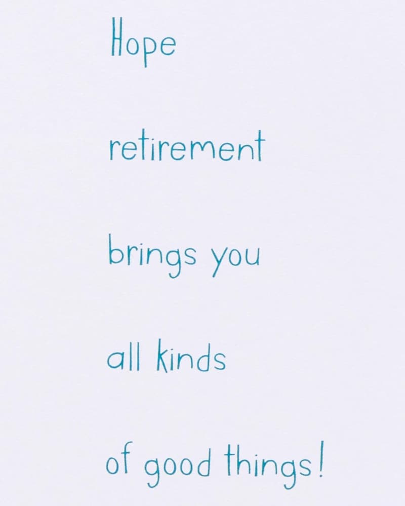 Funny Retirement Card by American Greetings