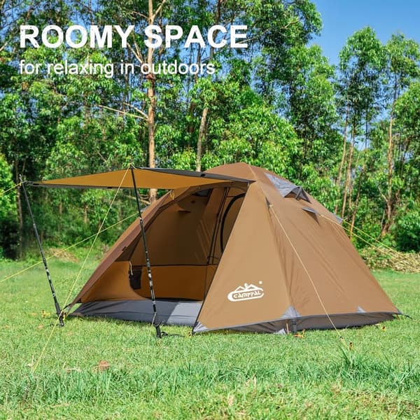 4-Season Waterproof Tent for 2-3 Person Backpacking