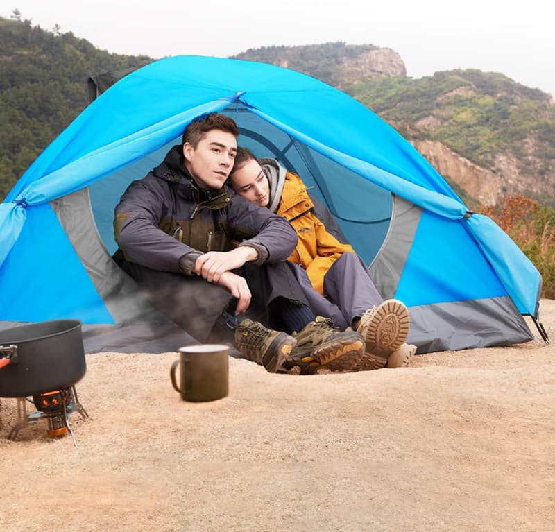Lightweight 2/4 Person Waterproof Camping Tent with Easy Setup