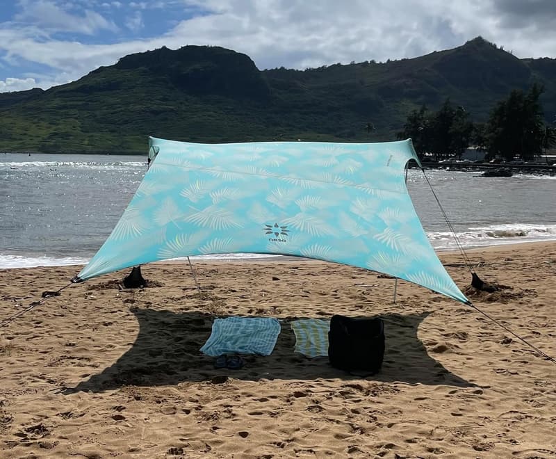 Grande Beach Tent with Cooler Pocket, 7ft Tall, 9x9ft