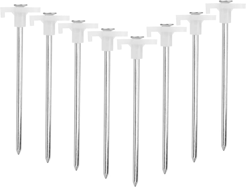 Fluorescent Galvanized Steel Tent Stakes for Camping