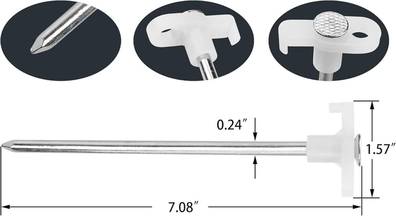 Fluorescent Galvanized Steel Tent Stakes for Camping