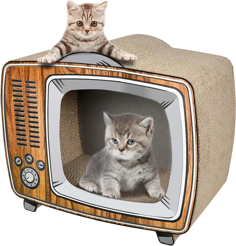 Durable Cardboard Cat Scratcher Lounge Bed