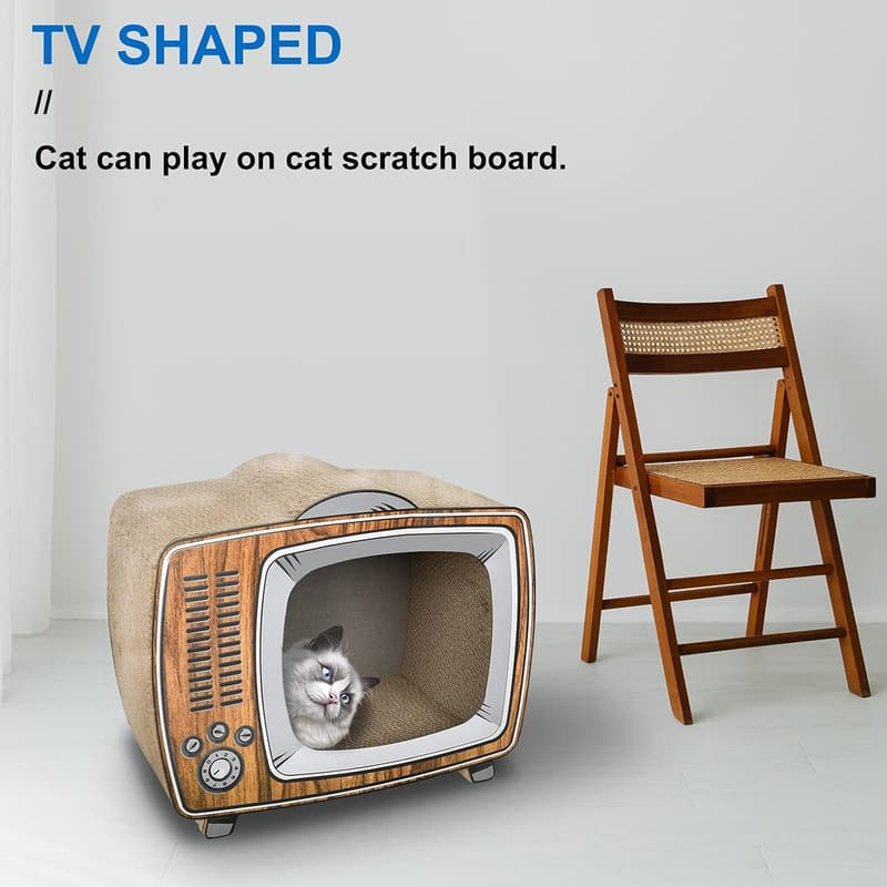Durable Cardboard Cat Scratcher Lounge Bed
