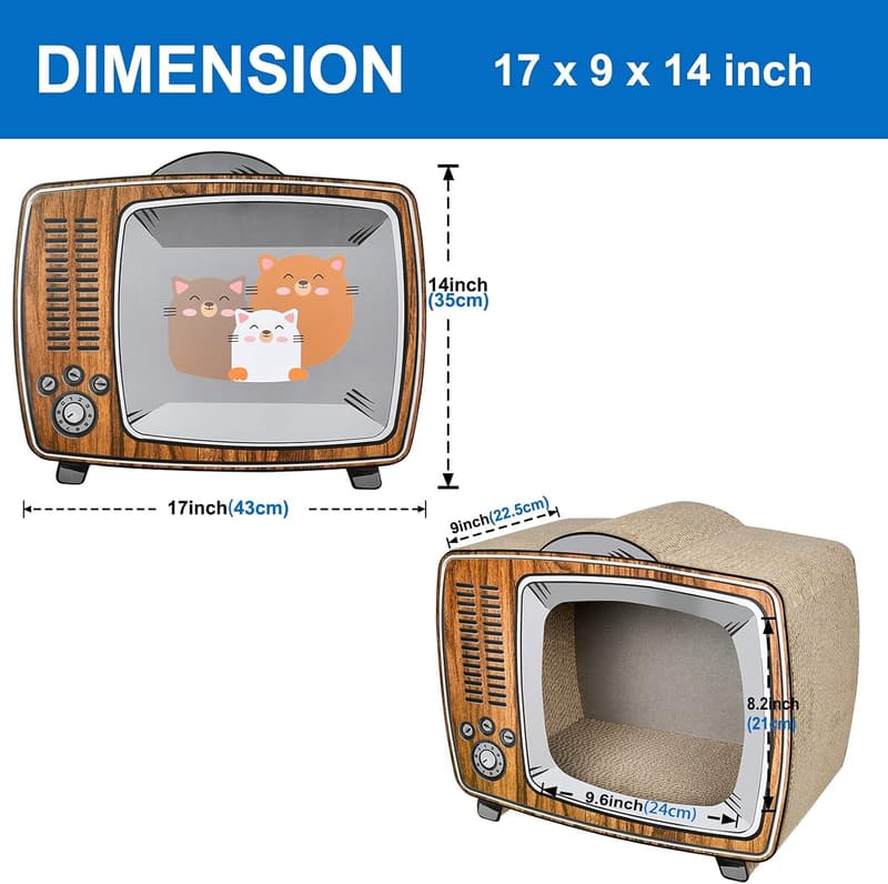 Durable Cardboard Cat Scratcher Lounge Bed