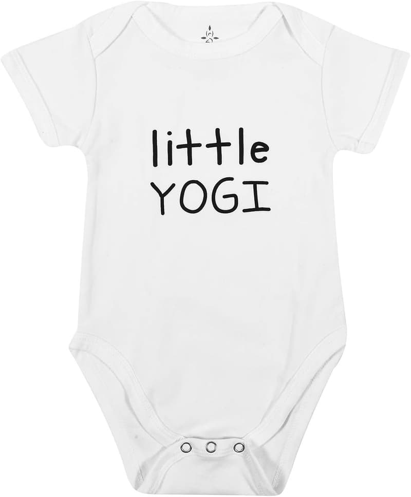 Organic Cotton Baby Onesie for Little Yogis