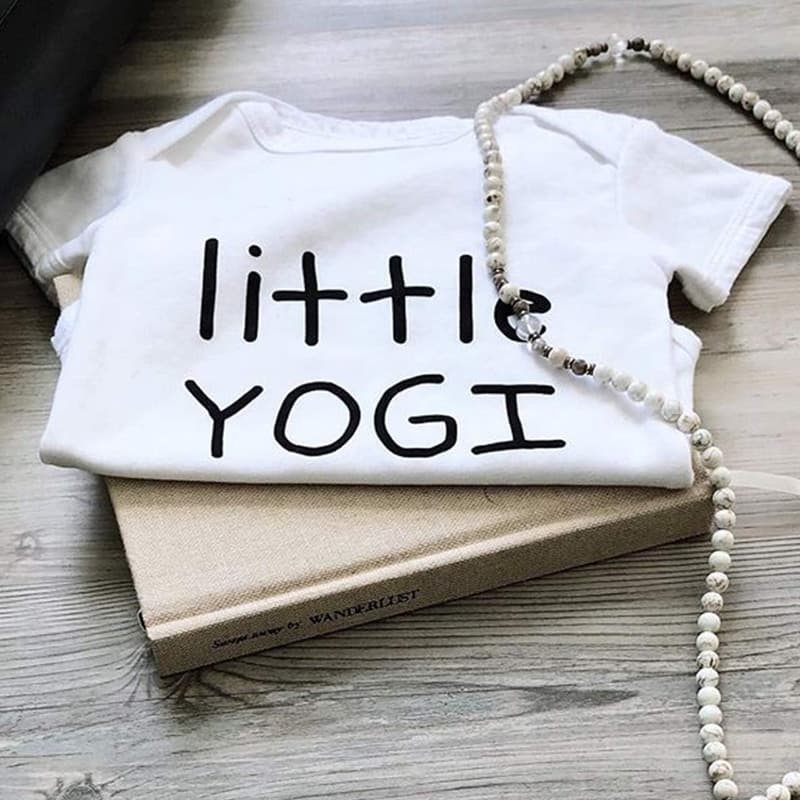 Organic Cotton Baby Onesie for Little Yogis