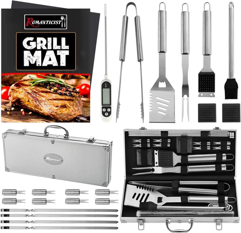 Father's Day Stainless Steel BBQ Grill Accessories Set