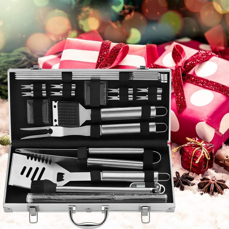 Father's Day Stainless Steel BBQ Grill Accessories Set