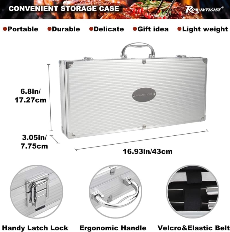 Father's Day Stainless Steel BBQ Grill Accessories Set