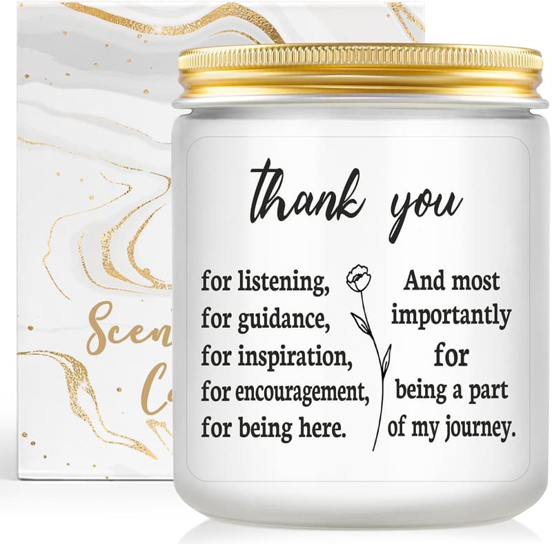 Thank You Candle for Boss - Lavender & Eucalyptus Scented