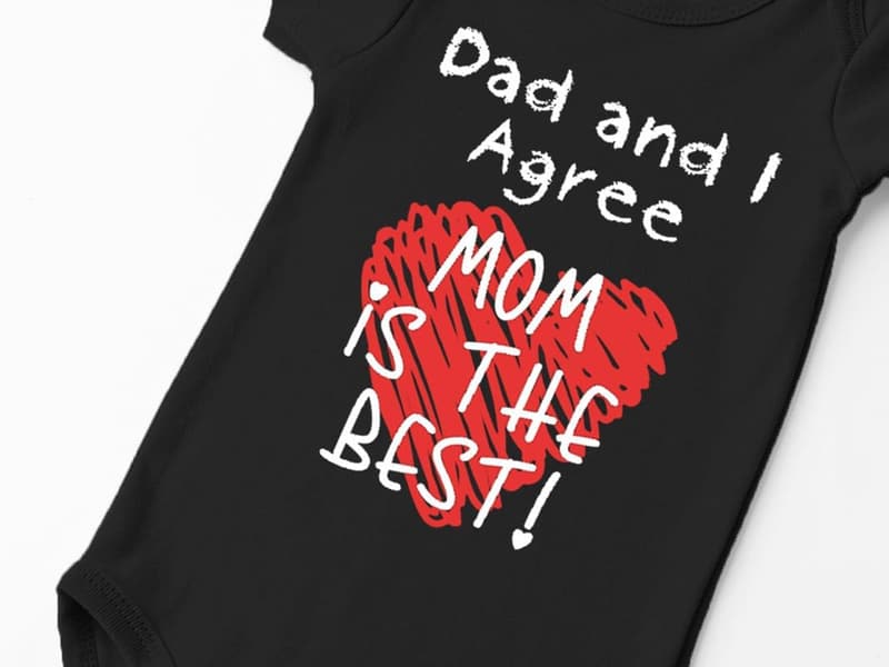 Happy 1st Father's Day Bodysuit for Baby Boy or Girl, 0-12 Months