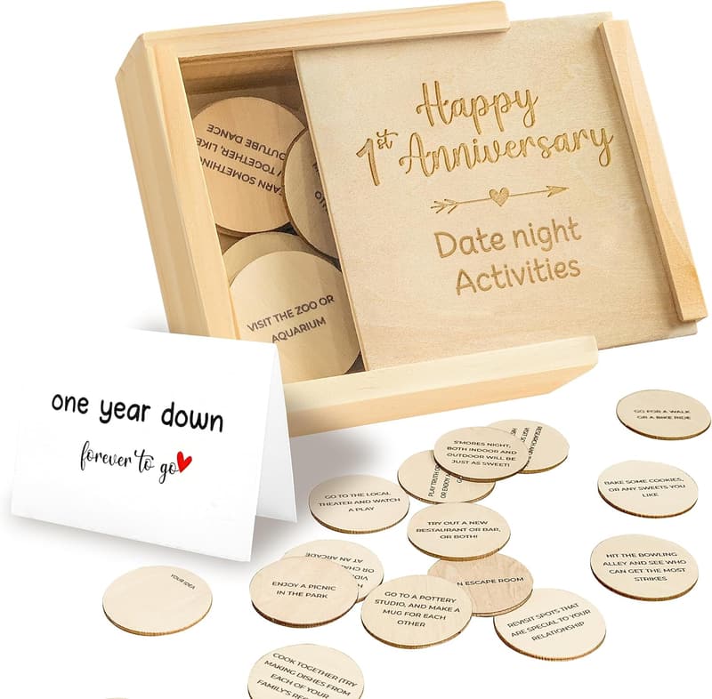 1st Anniversary Wooden Gifts for Couples