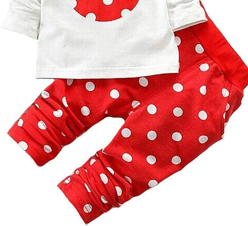 Toddler Girls' 2-Piece Long Sleeve Outfit Set