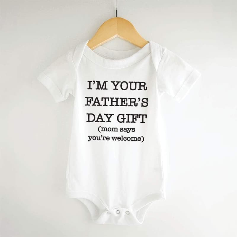 1st Father's Day Baby Bodysuit by Bump and Beyond Designs
