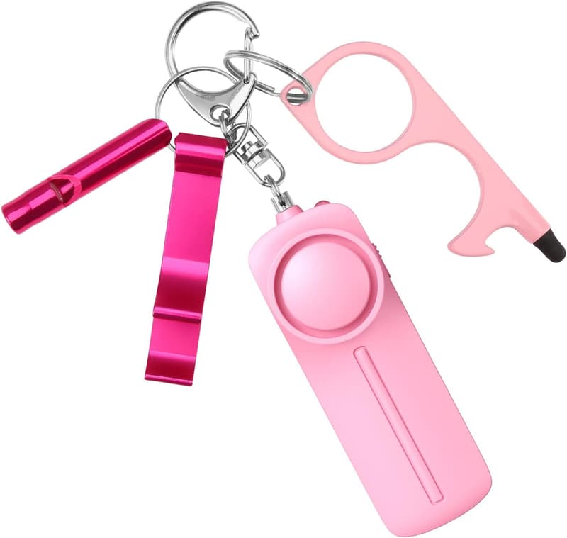 Self-Defense Keychain Set for Women and Kids - 4 Pcs