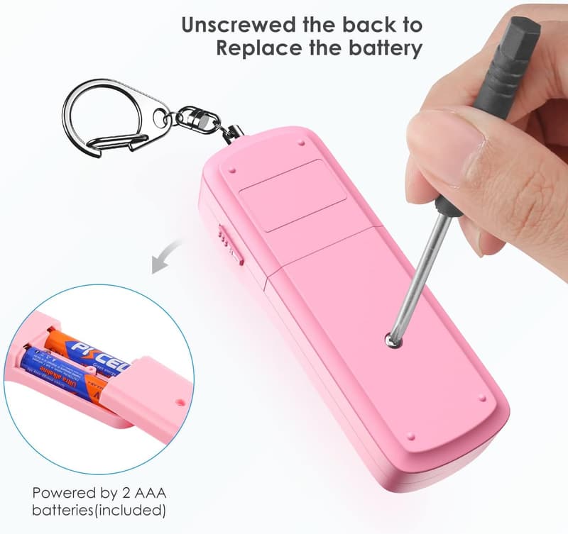 Self-Defense Keychain Set for Women and Kids - 4 Pcs