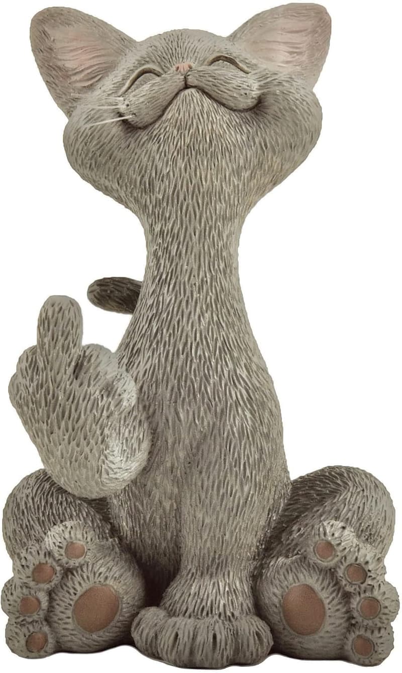 Whimsical Cat Finger Figurine - Fun Gift for Cat Lovers
