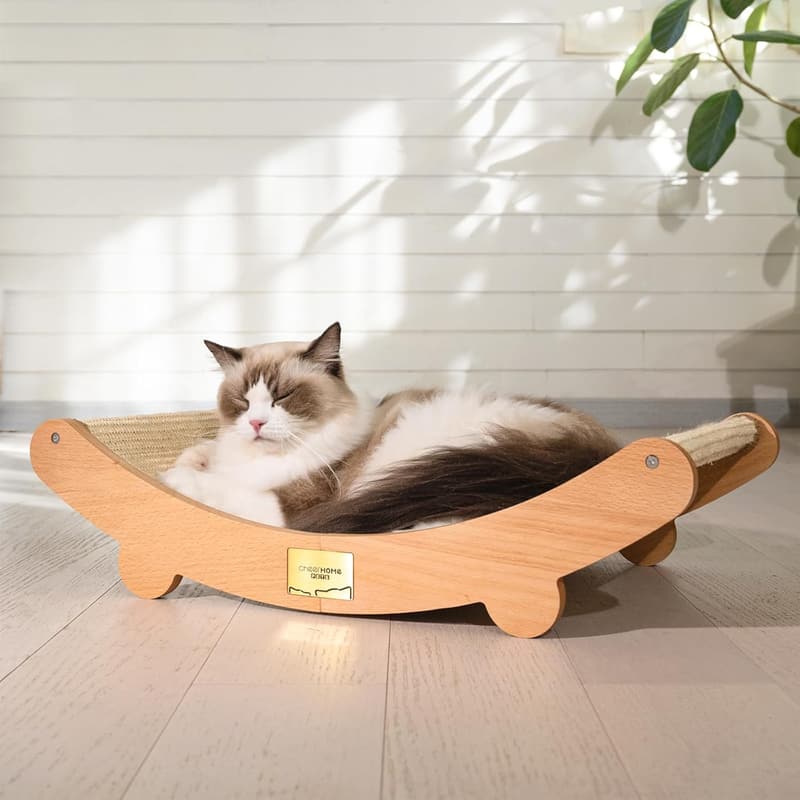Large Natural Sisal Cat Scratcher Lounge Bed and Hammock