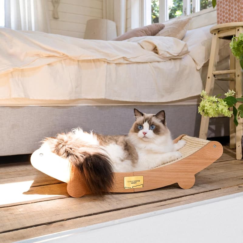 Large Natural Sisal Cat Scratcher Lounge Bed and Hammock