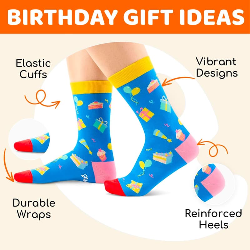 Birthday Gift Socks for Teens (Ages 13-19)