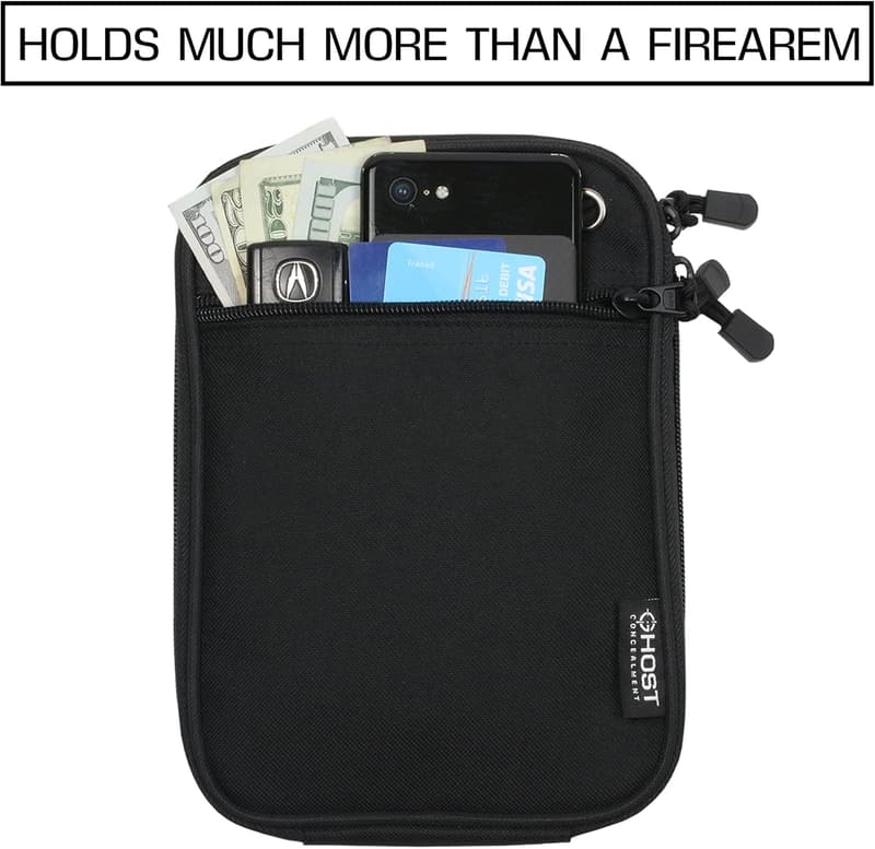 Concealed Pistol Fanny Pack Holster with Zipper Pockets